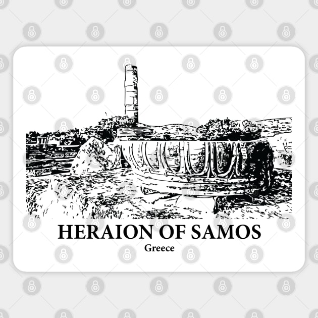 Heraion of Samos - Greece Magnet by Lakeric
